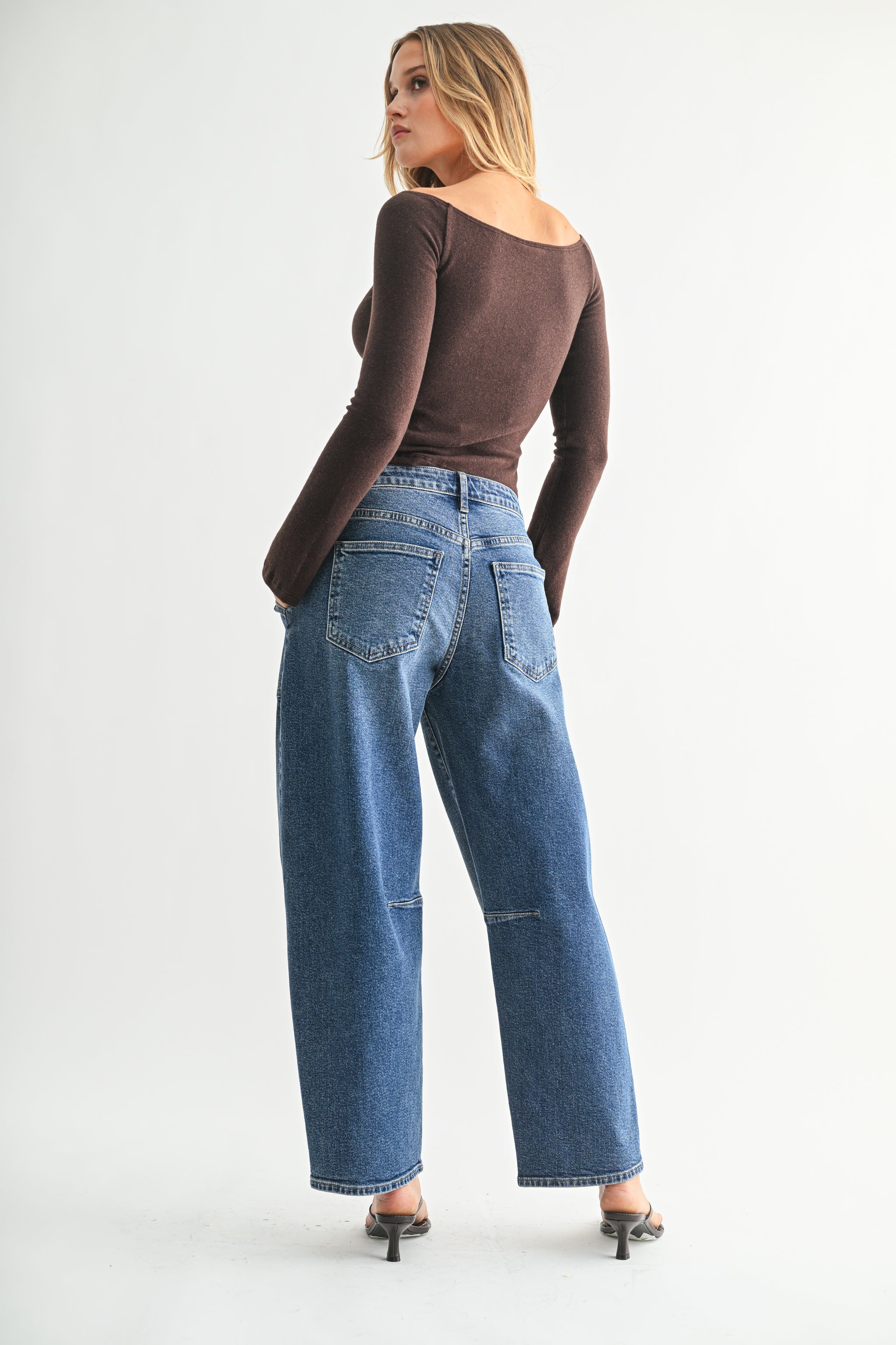 ボトムス SOOR PLOOM Retro Jean, Black Denim Soor Ploom Retro Jean - Moonstone – Casp Baby Mommy & Me