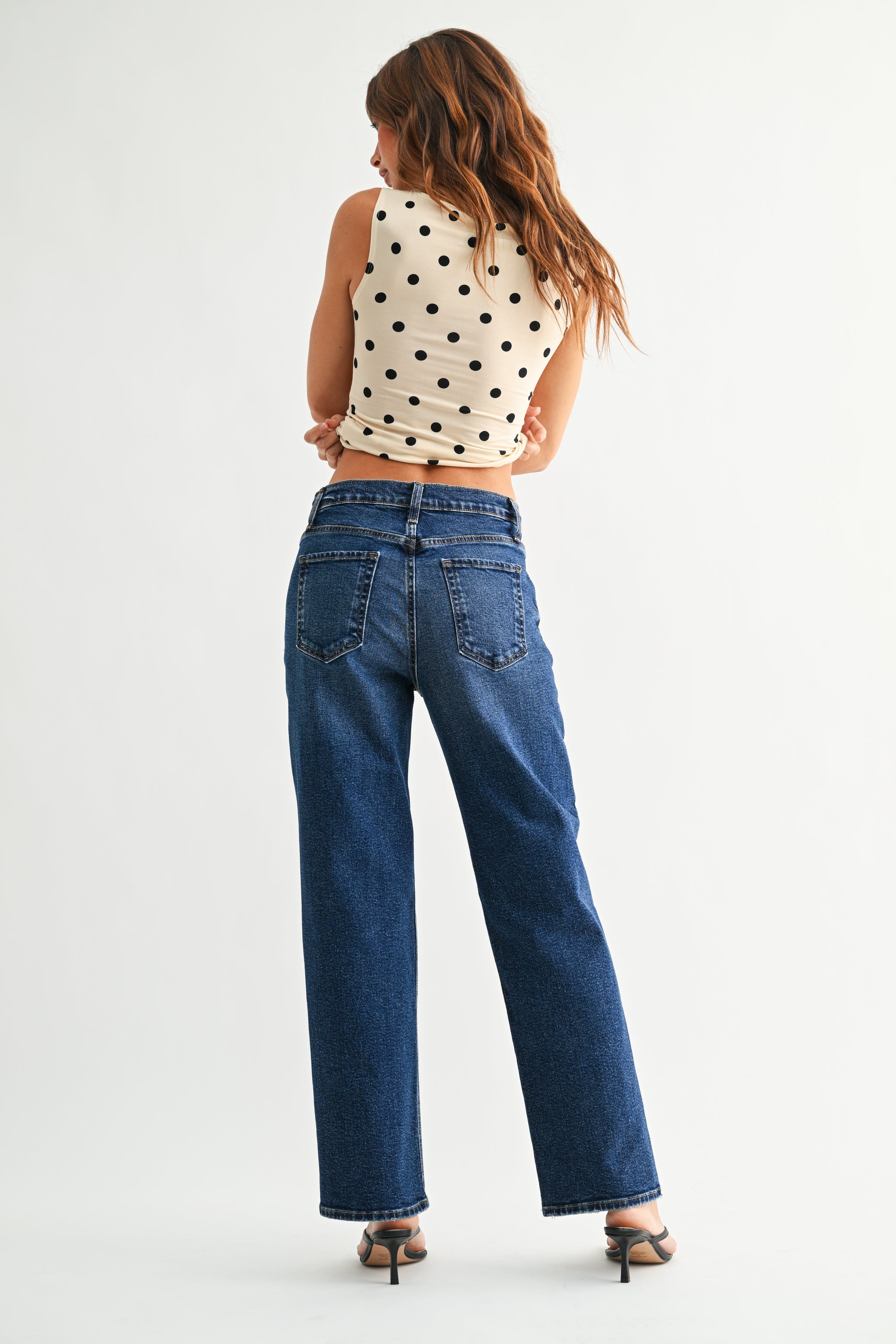 The Mid Rise Boyfriend Jean – Just Black Denim