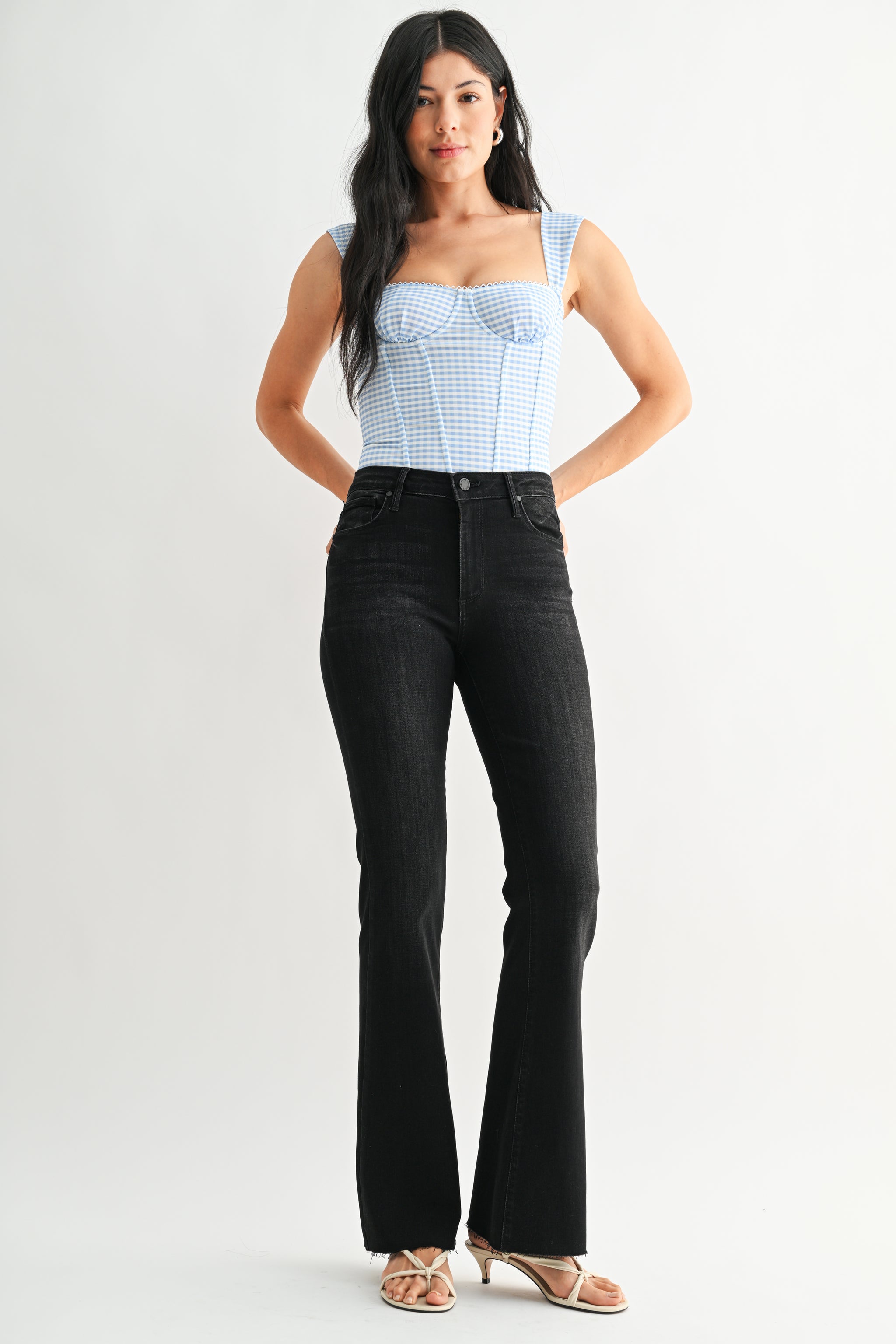 The Fall Flare – Just Black Denim
