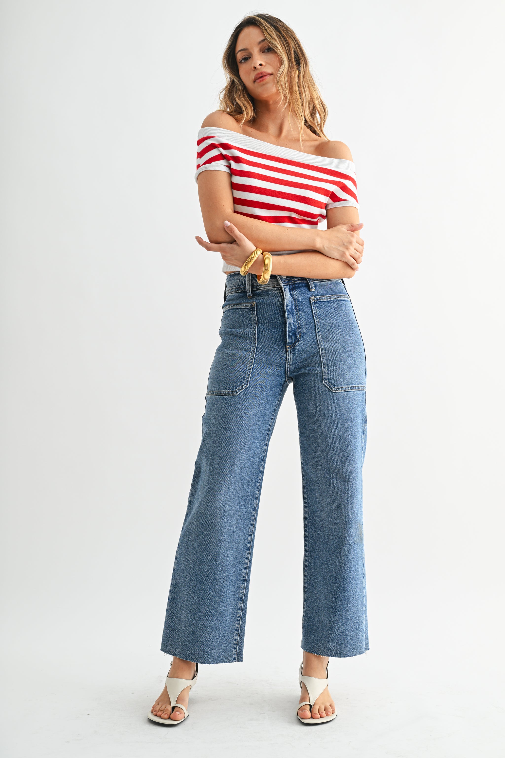 【BOK PLACE】Black blue washing span long wide denim pt XL BOK PLACE】Black blue washing span long wide denim pt XL