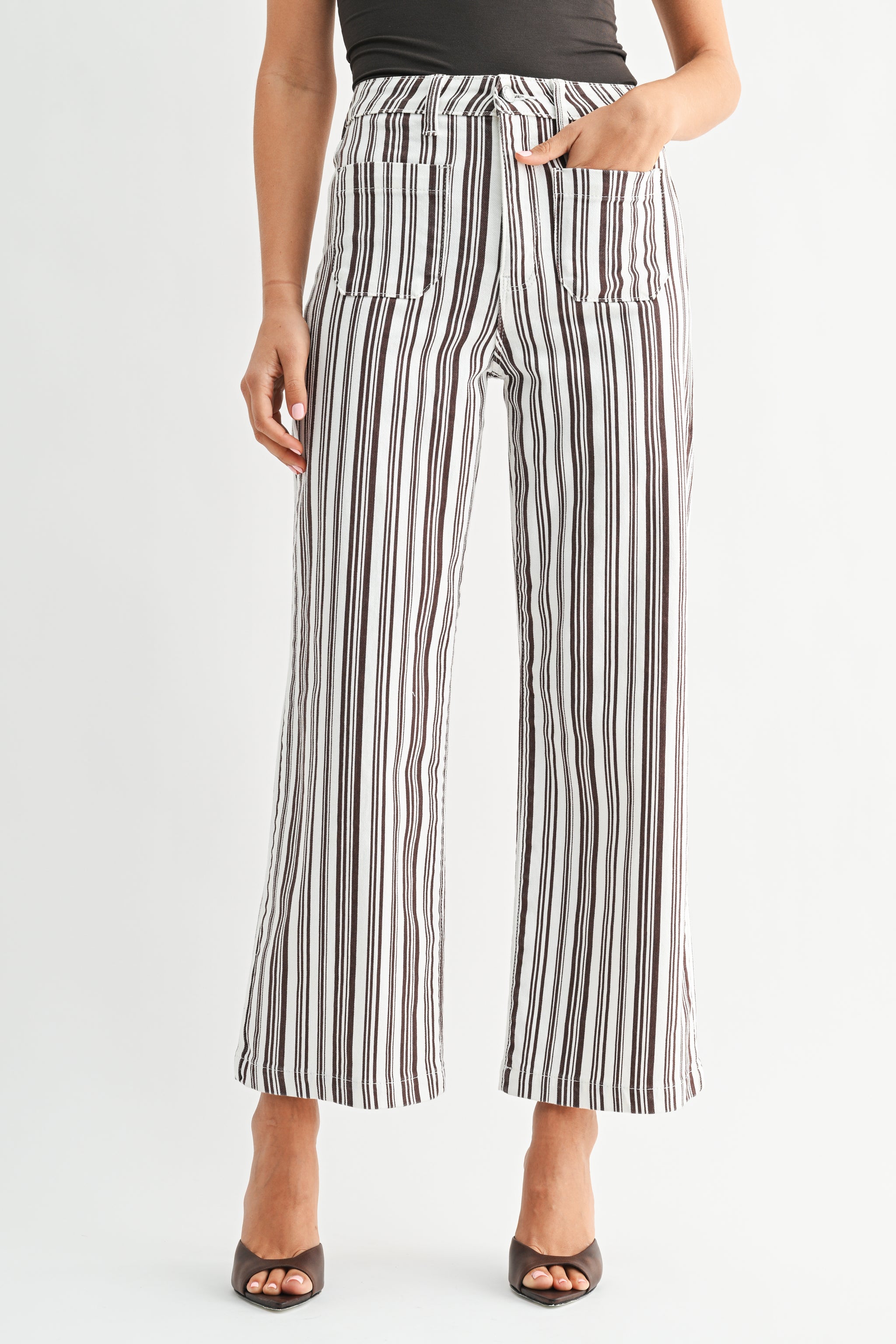 The Sailor Pocket Wide Leg – Just Black Denim