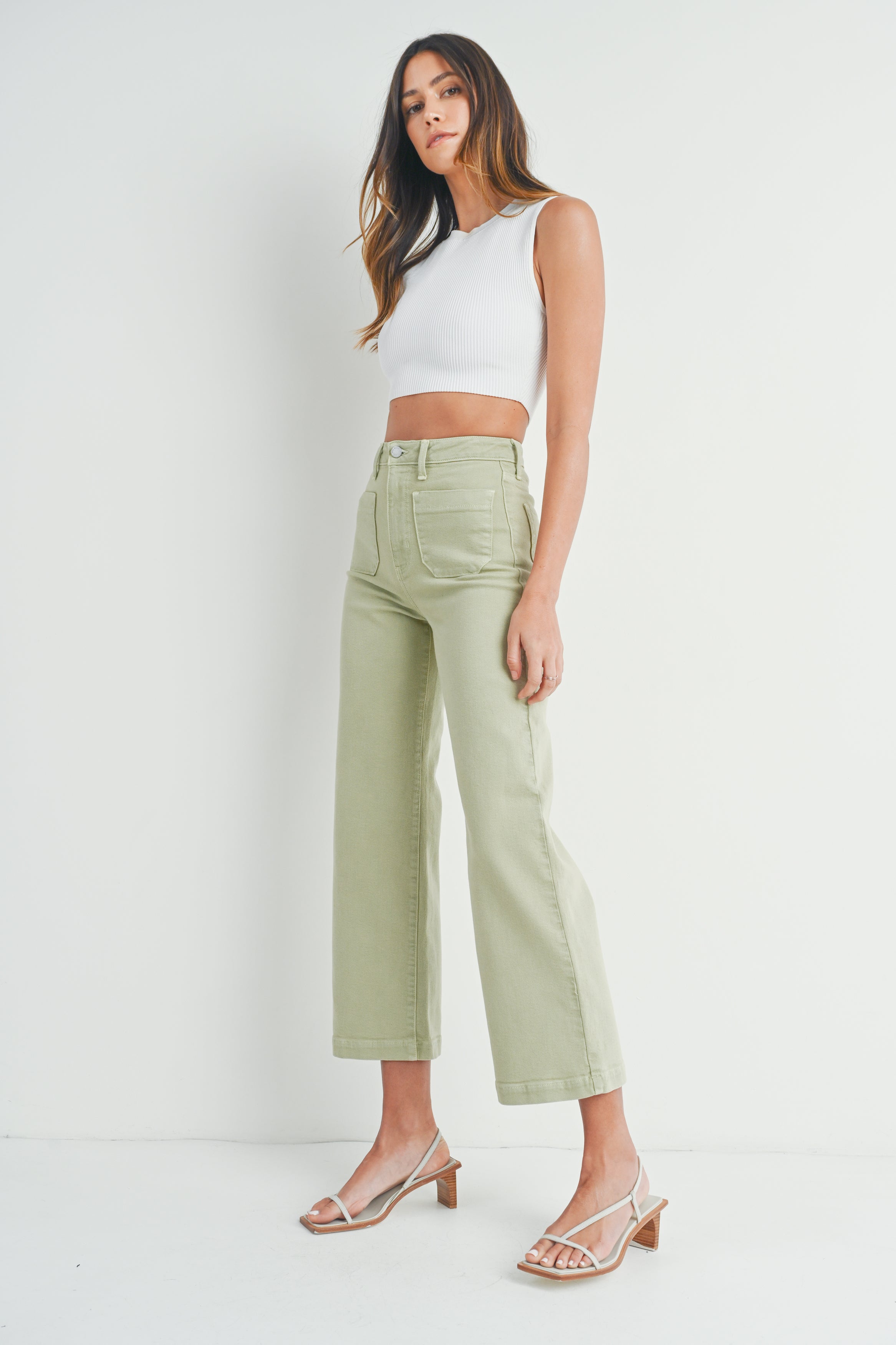 The Sailor Pocket Wide Leg – Just Black Denim