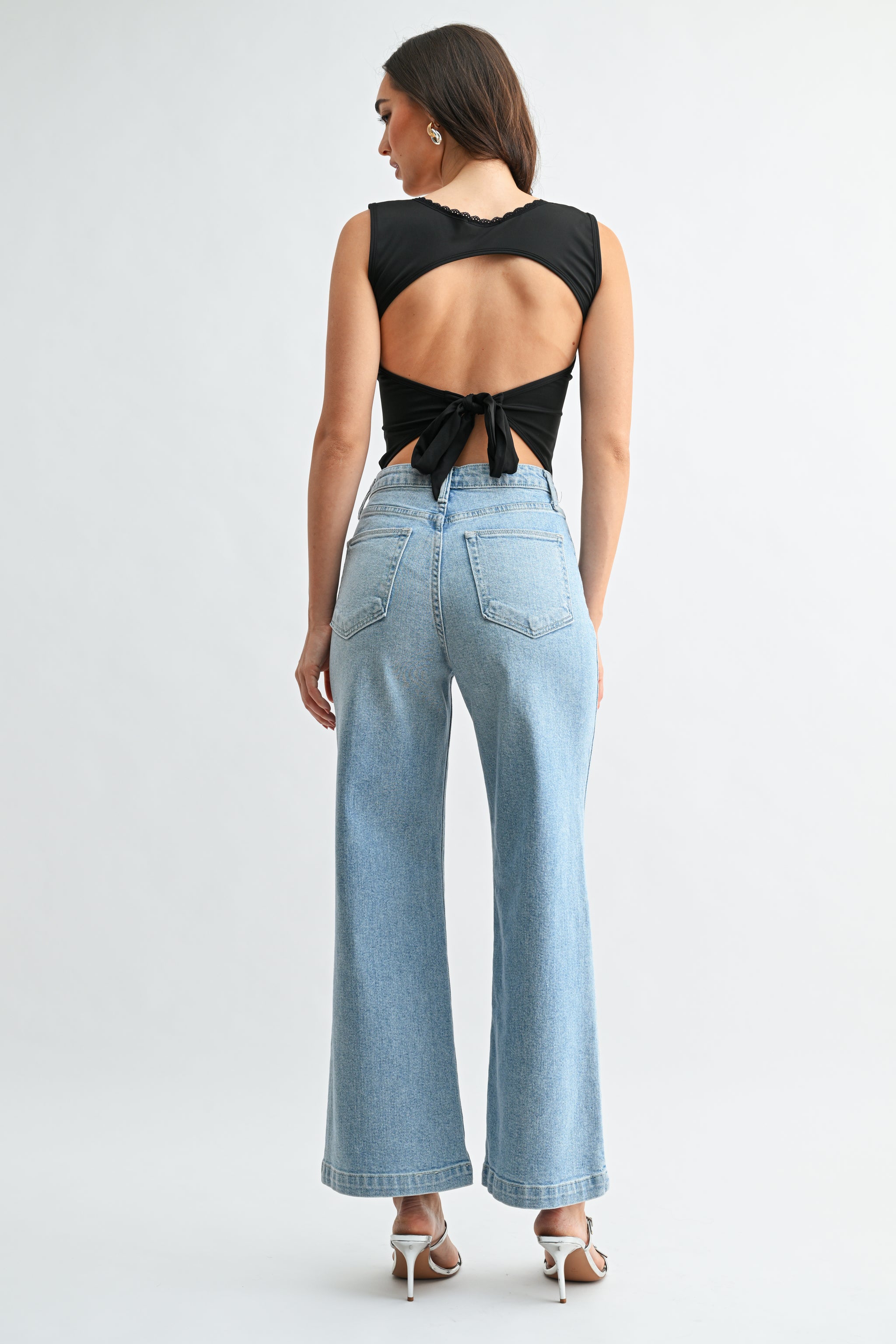 The Sailor Pocket Wide Leg – Just Black Denim
