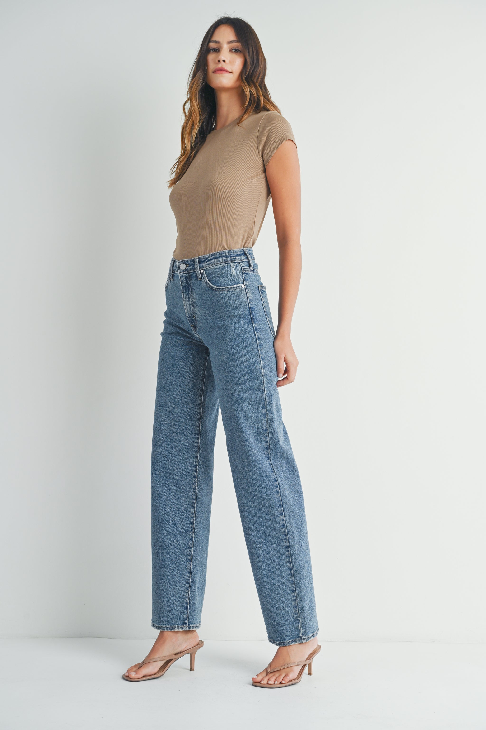 Wide leg black denim new arrivals