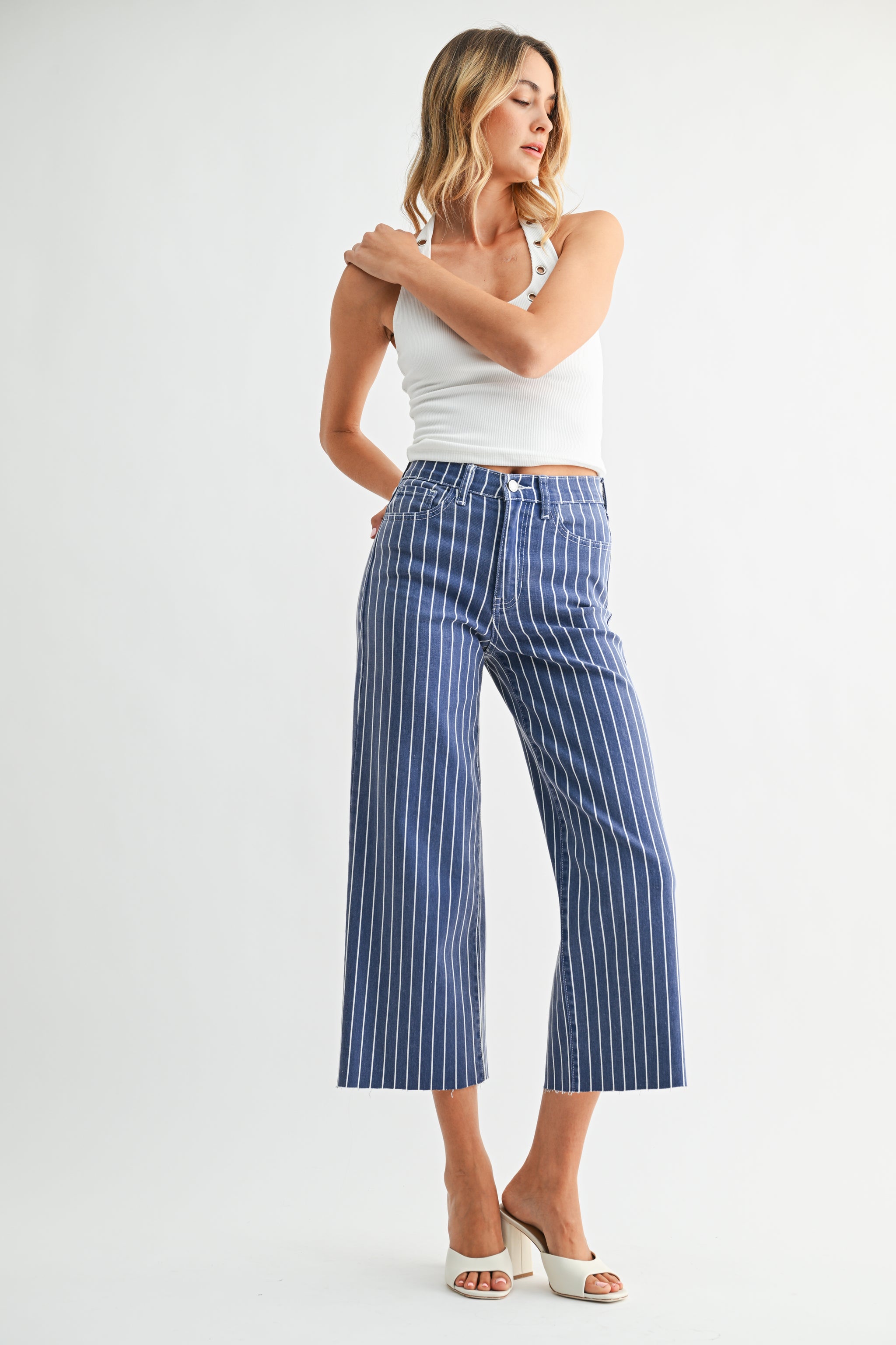 The Scissor Cut Wide Leg – Just Black Denim