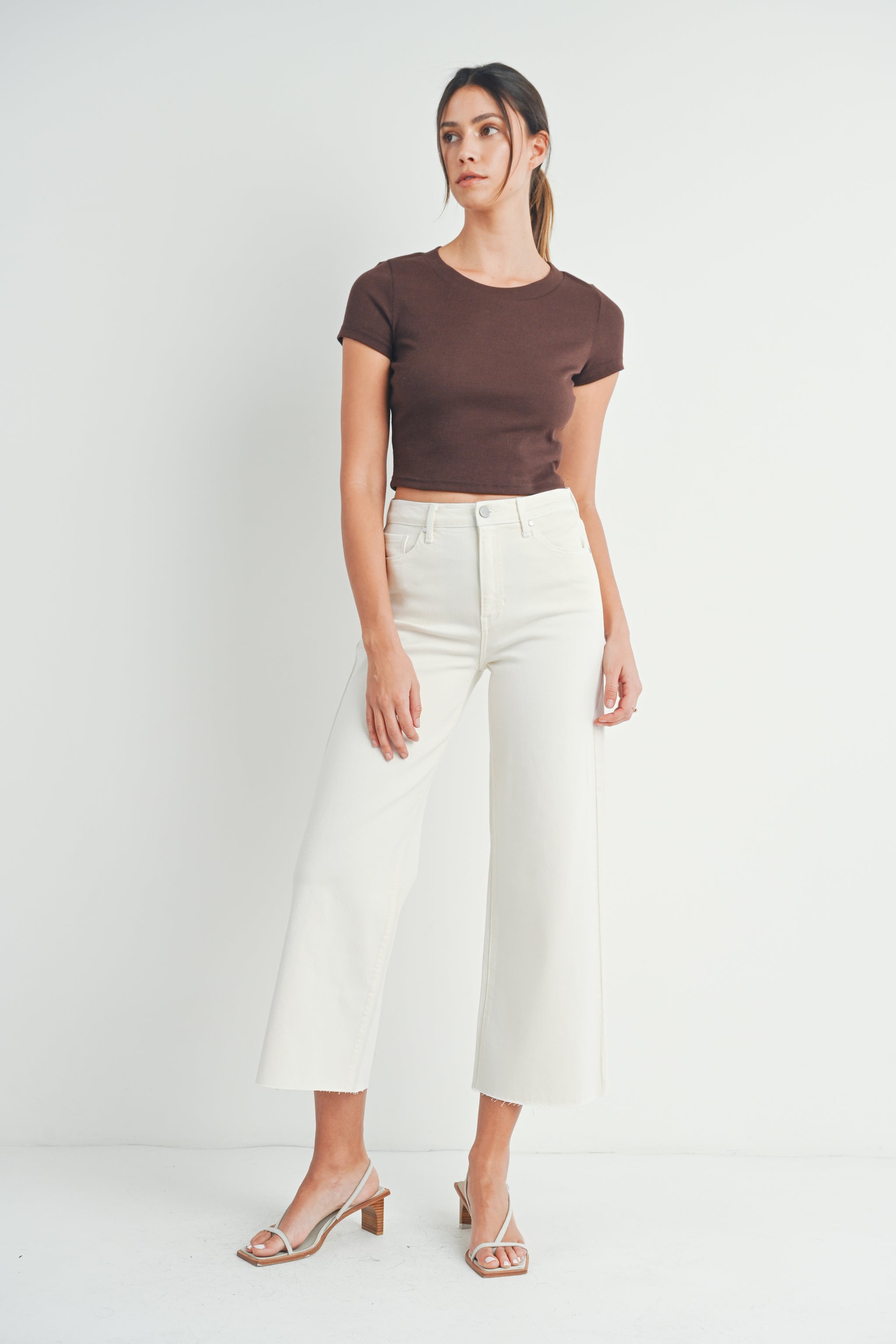 The Scissor Cut Wide Leg – Just Black Denim