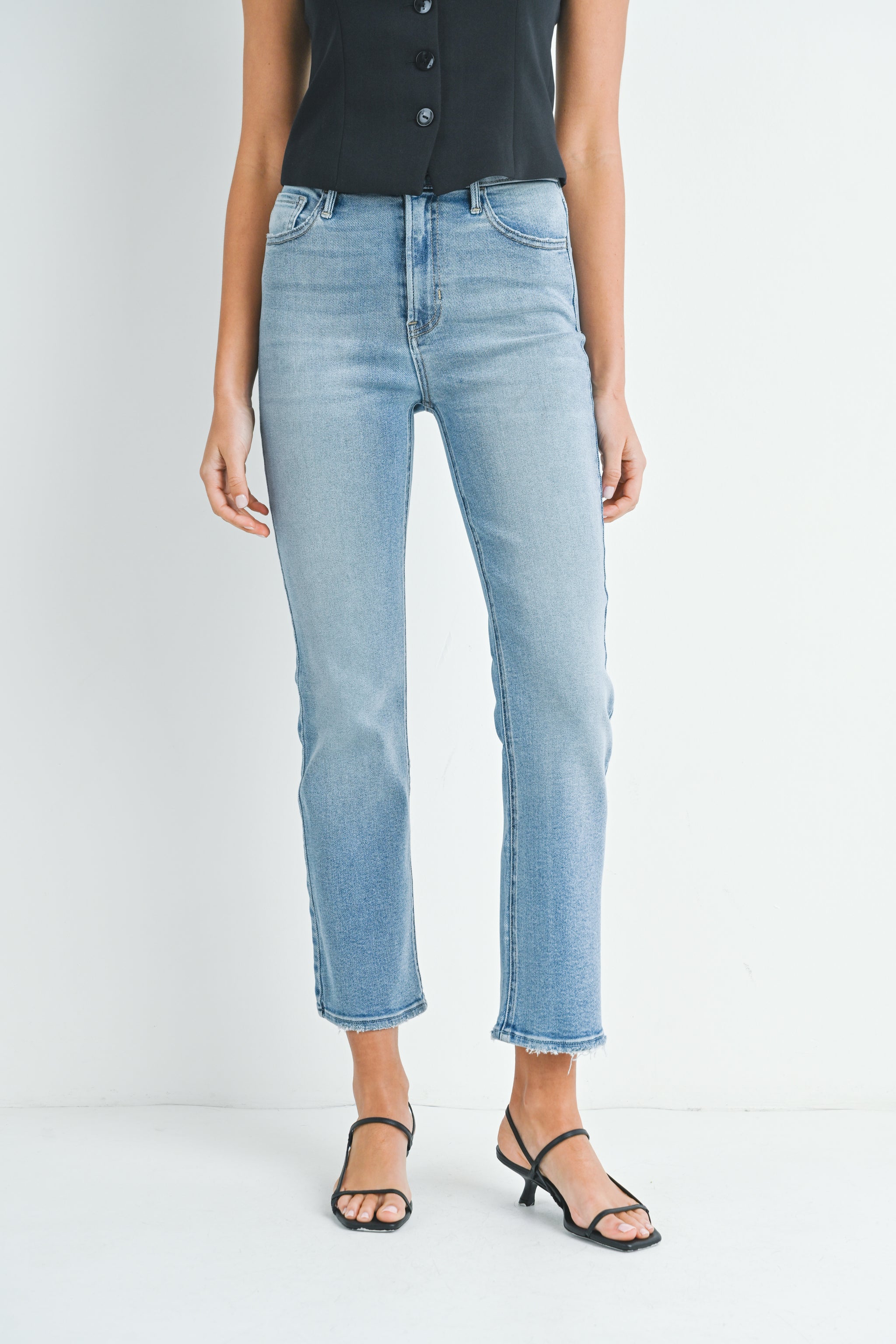 The High Rise Stretch Jean – Just Black Denim