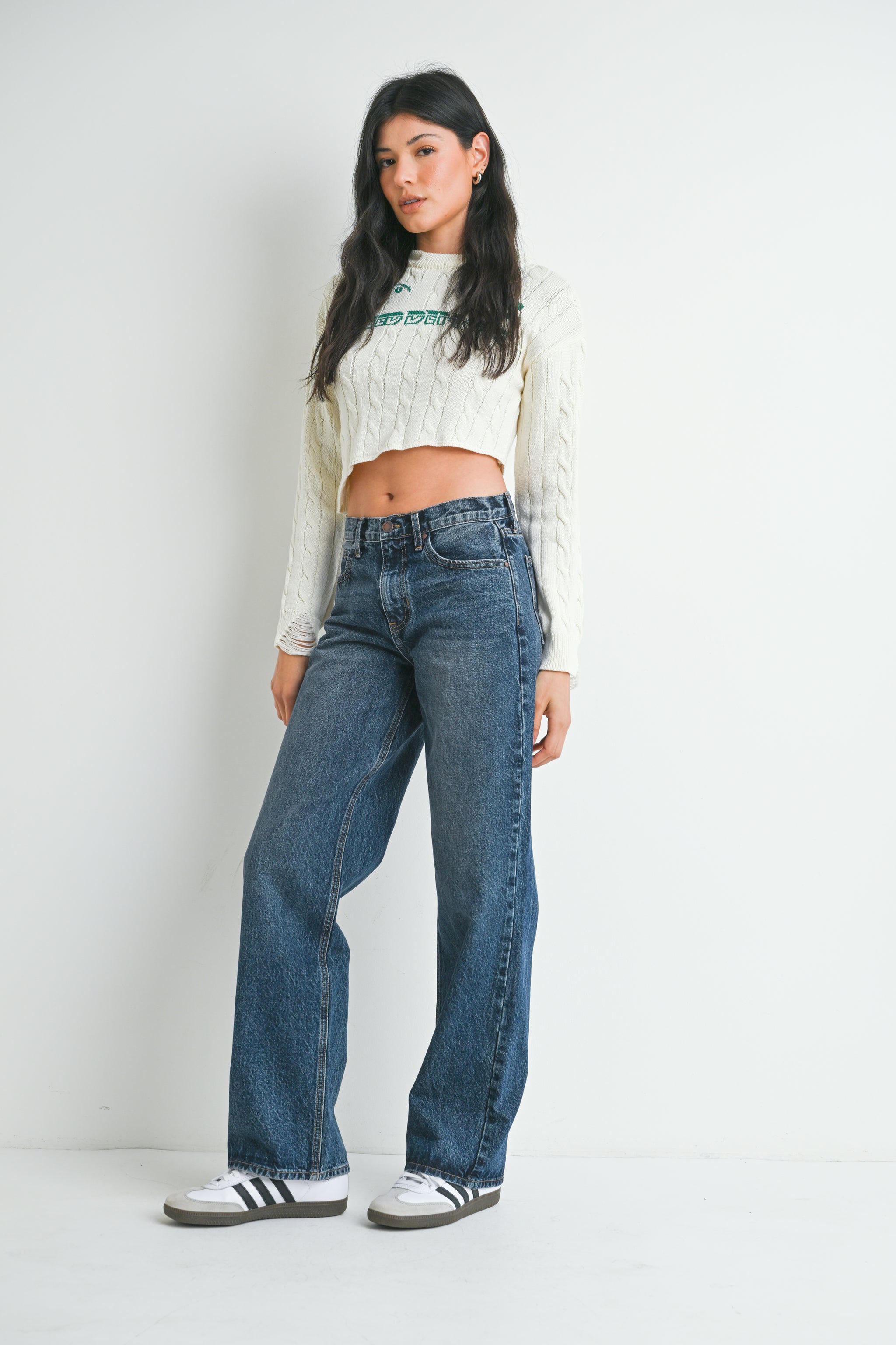 The Relaxed Straight Leg Jean – Just Black Denim