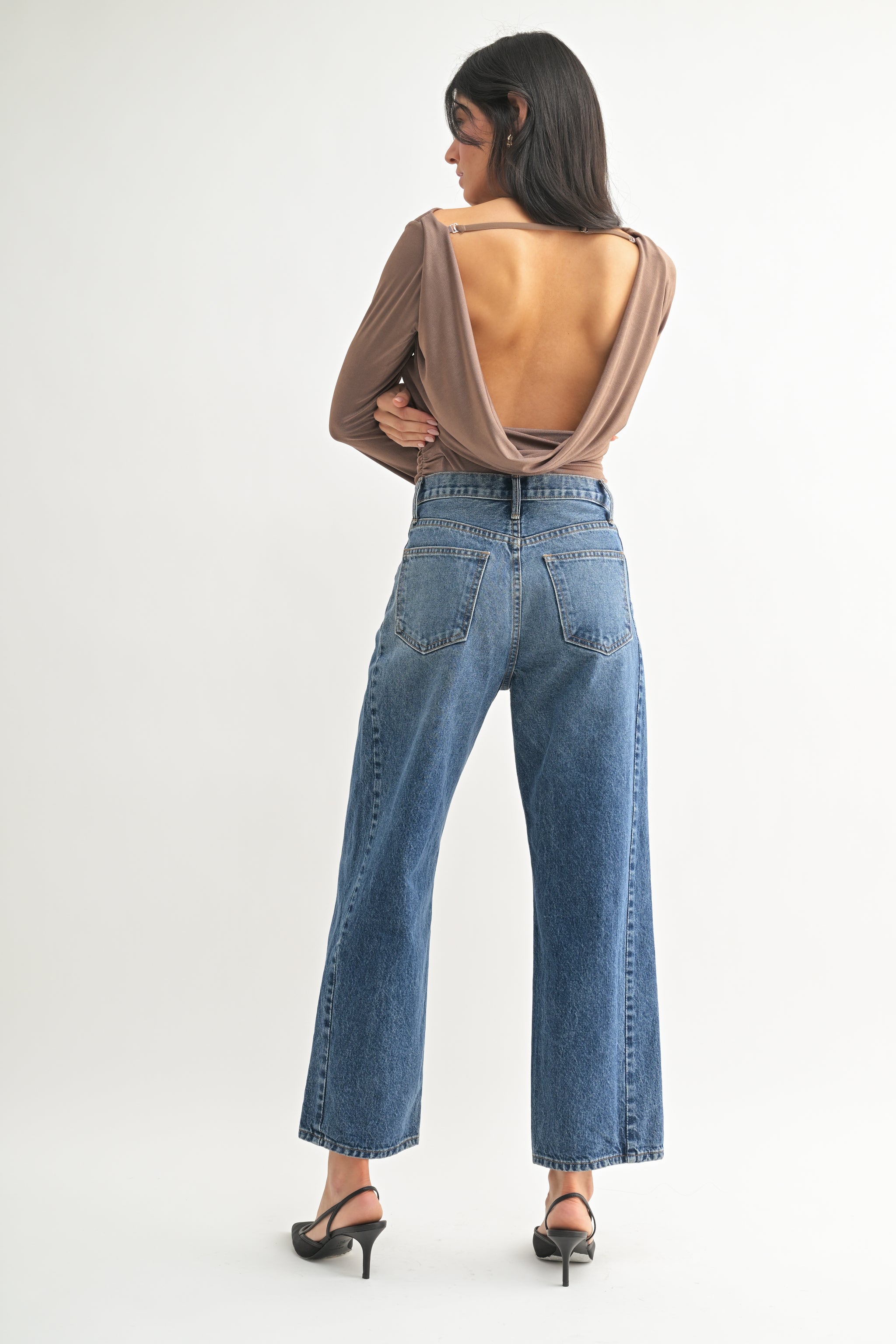 ★BADBLOOD★ Charlie Barrel Gin Mid Blue MUSINSA公式 | BADBLOOD Charlie Barrel jeans - Mid Blue