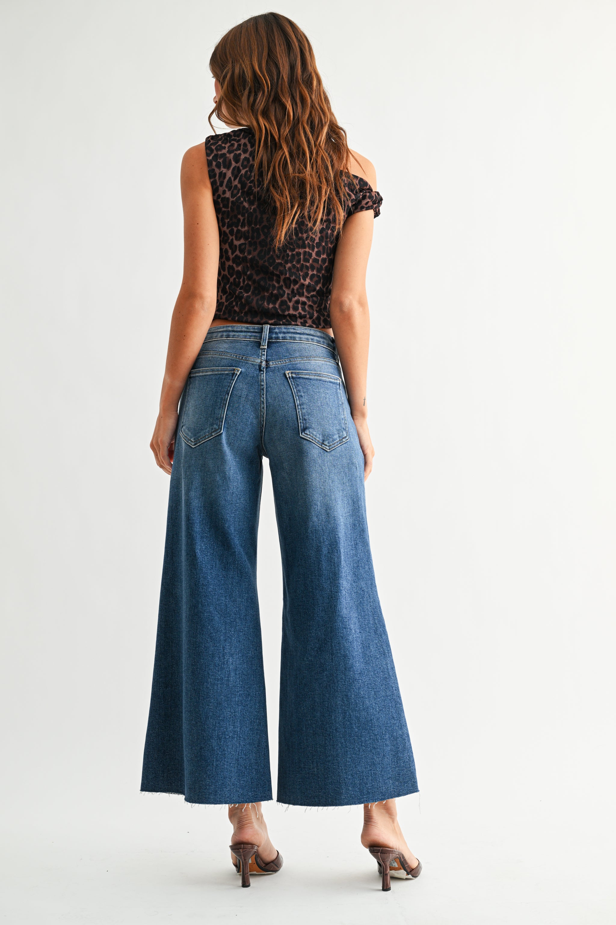 The Wide Leg Flare Crop – Just Black Denim
