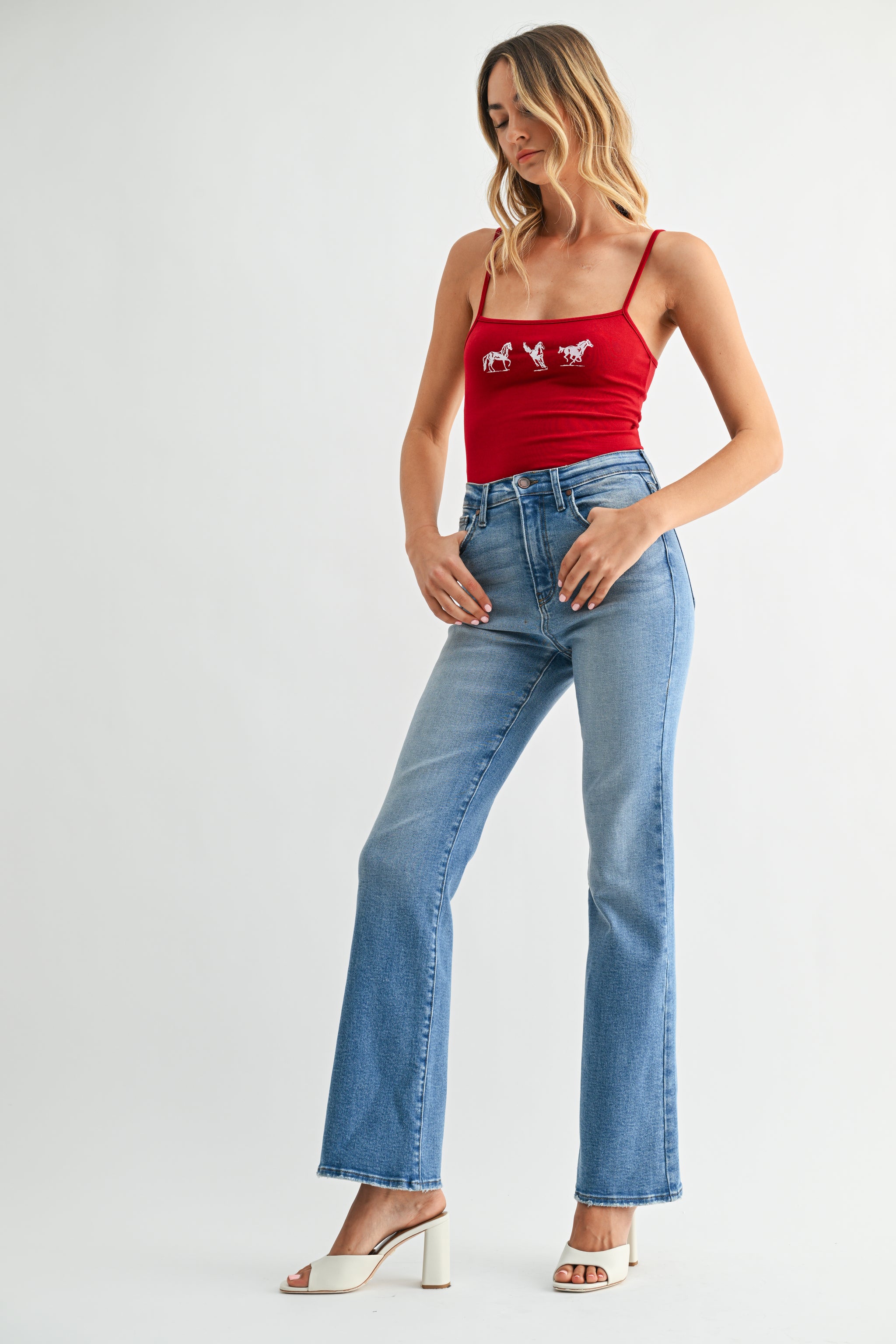 The Vintage Relaxed Slight Flare – Just Black Denim