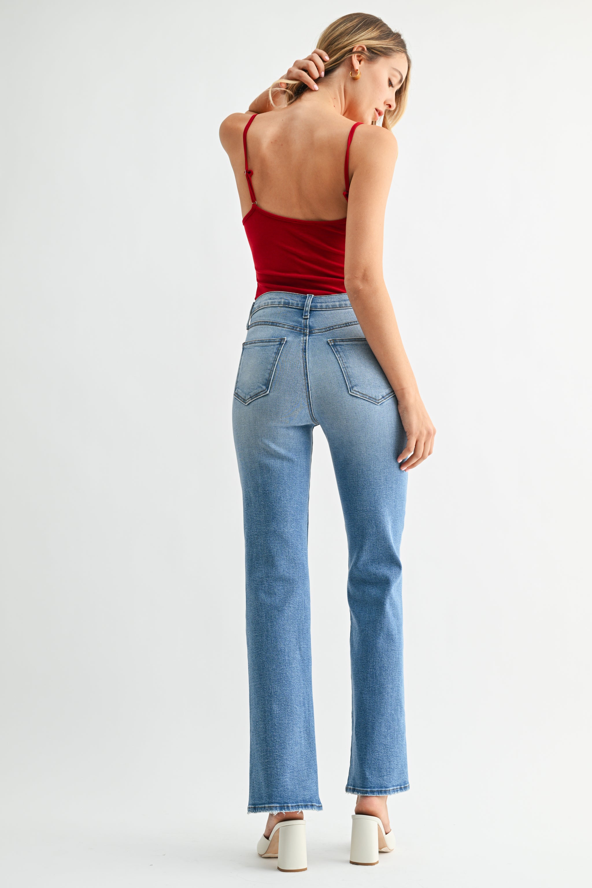 The Vintage Relaxed Slight Flare – Just Black Denim