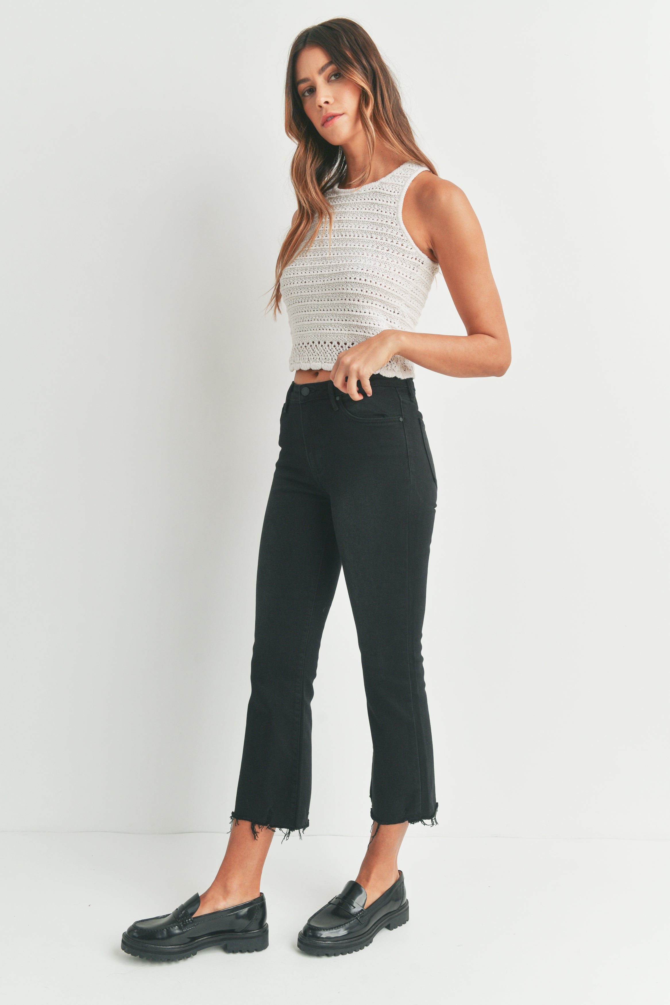 Just black best sale ariana bootcut jeans