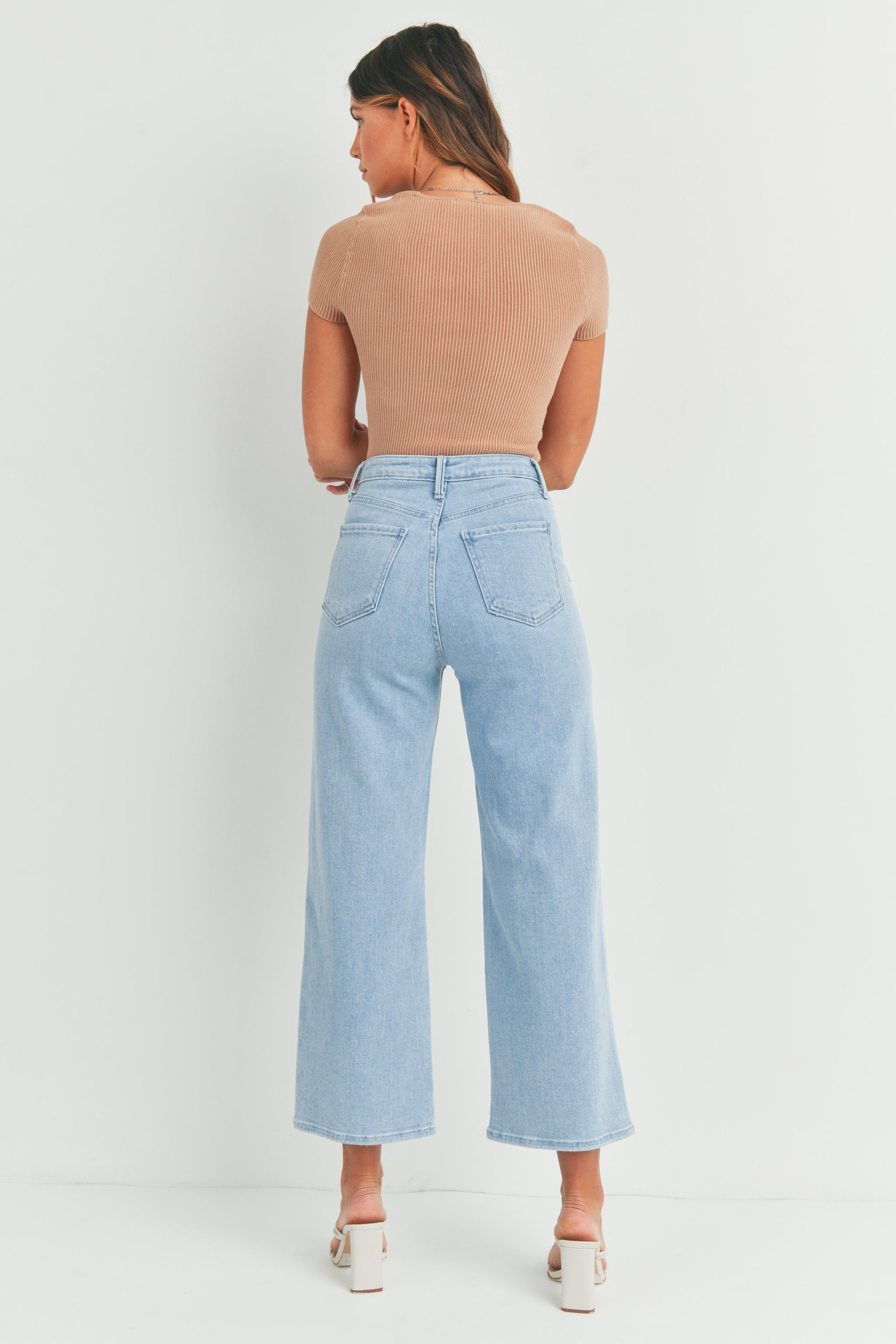 【BAON】Moeco Back Pocket Raw Wide Denim Pants Buy JUST BLACK DENIM| THE PATCH POCKET WIDE LEG Online