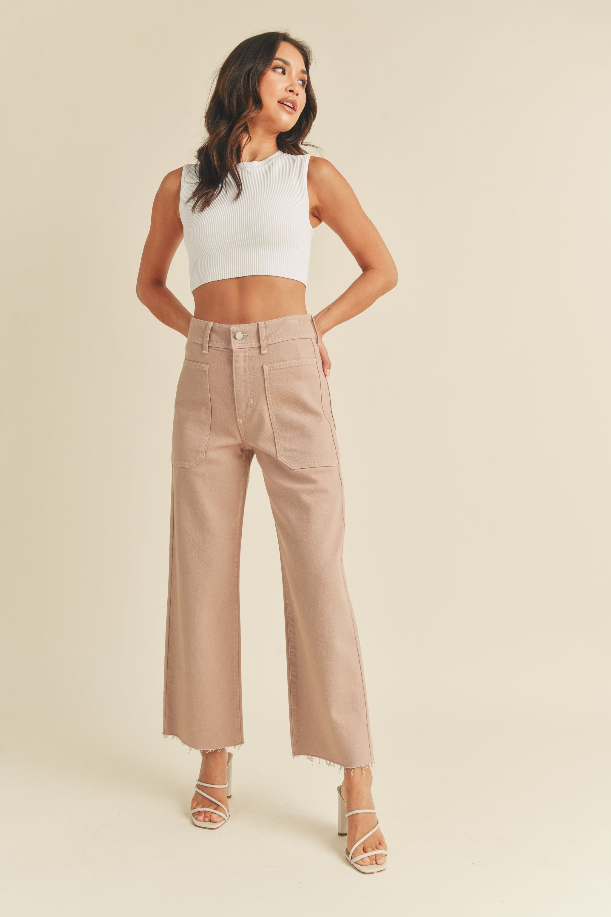 The Nautical Wide Leg – Just Black Denim