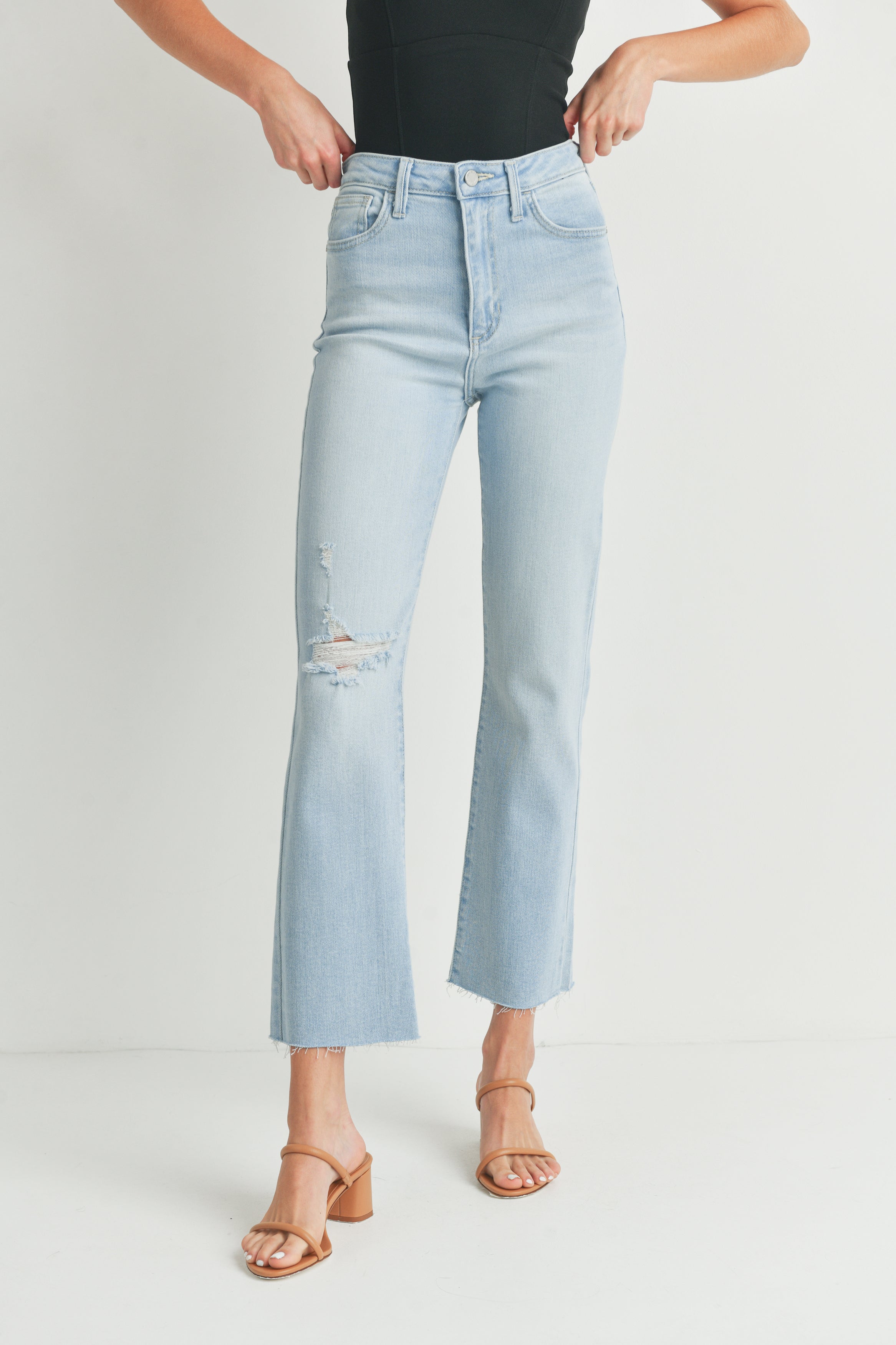 The Vintage Slim Straight – Denim Black Just