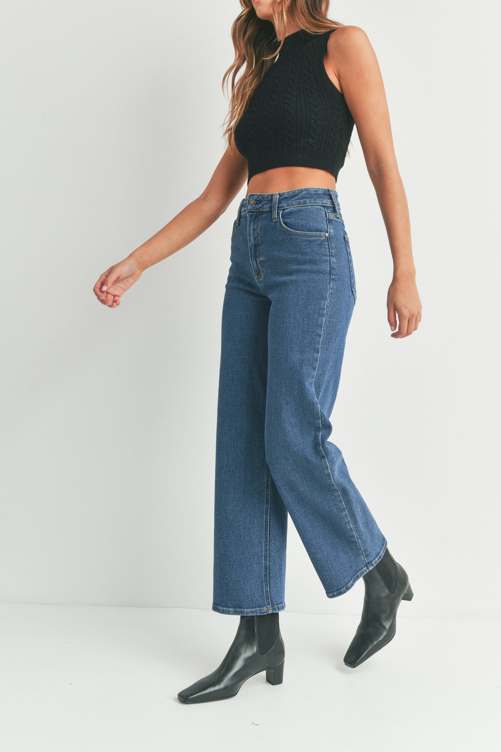 The Uncut Straight - Final Sale – Just Black Denim
