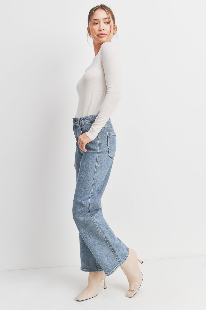 GIUNON（ジウノン）の「straight denim pants / ストレート