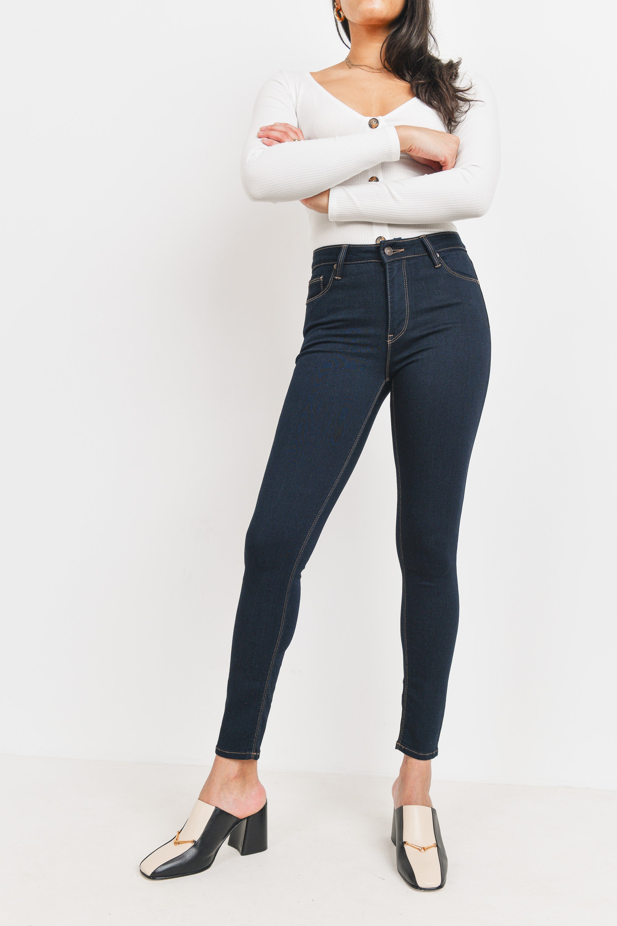 The Super Skinny - Final Sale – Just Black Denim